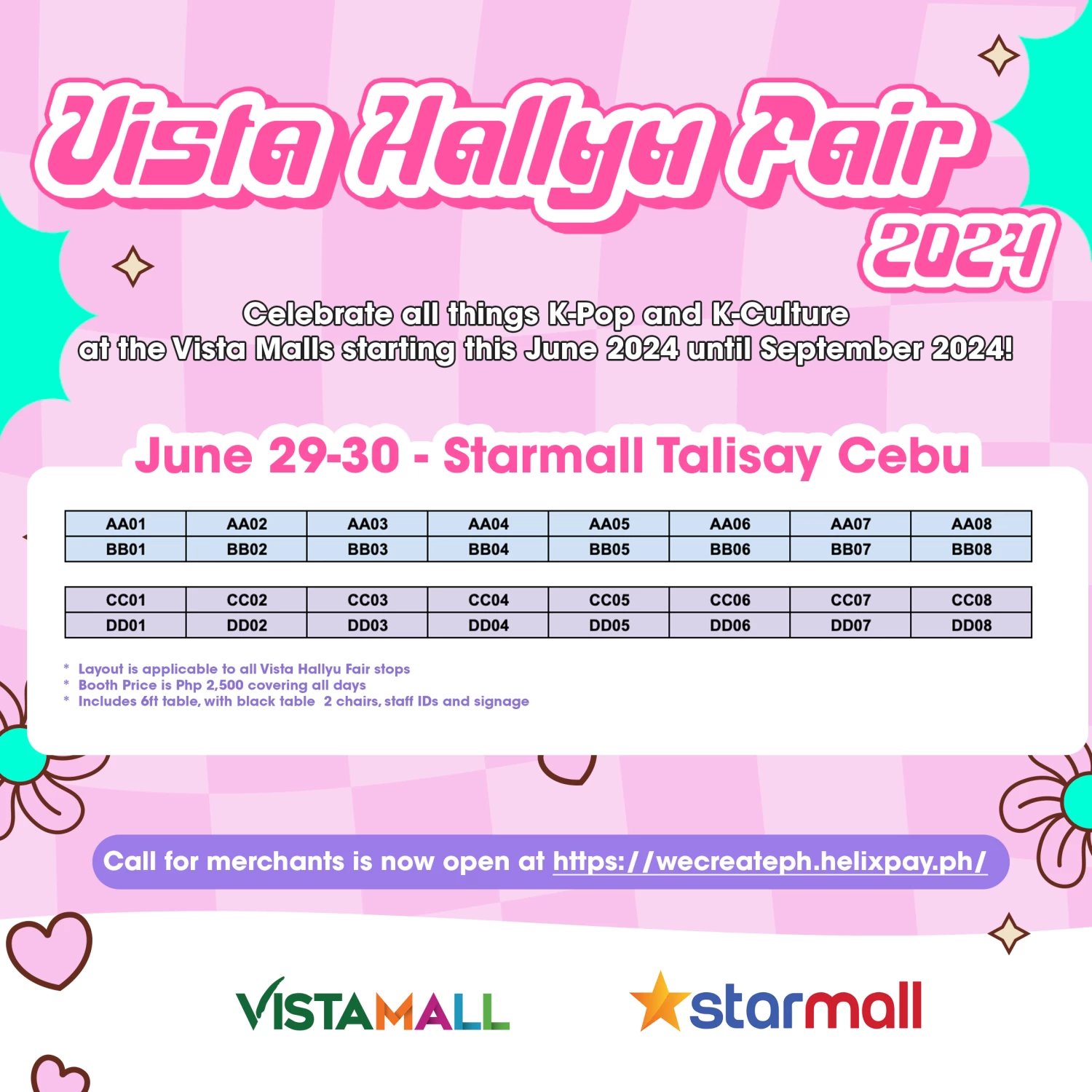 Vista Hallyu Fair 2024 Starmall Talisay Cebu WeCreate Vista hallyu fair 2024 starmall talisay cebu wecreate